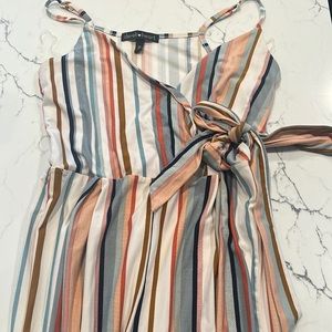 Striped jumpsuit